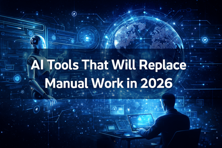 AI Tools That Will Replace Manual Work in 2026
