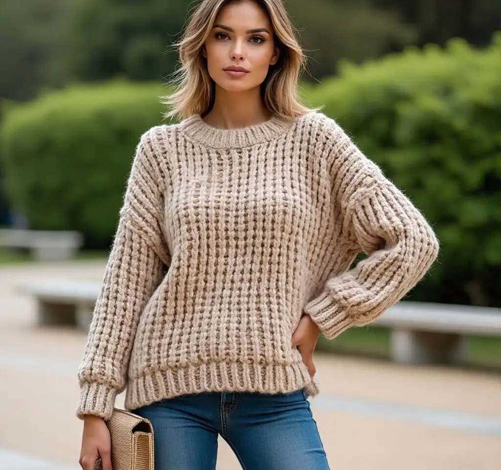 chunky textured knits