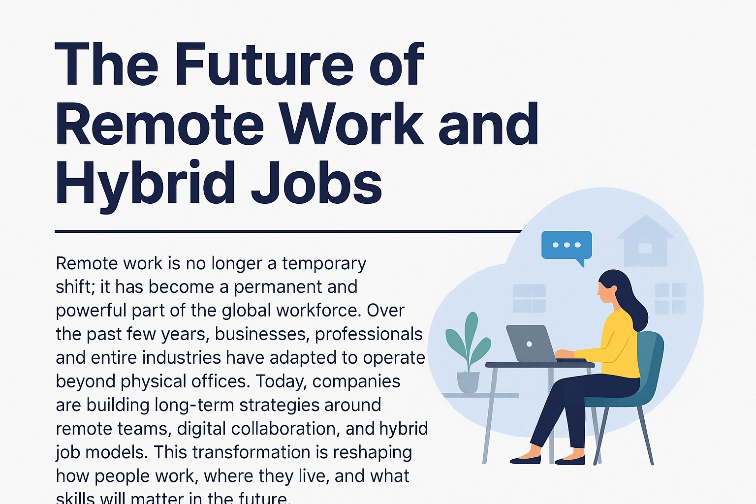 What is The Future of Remote Work and Hybrid Jobs
