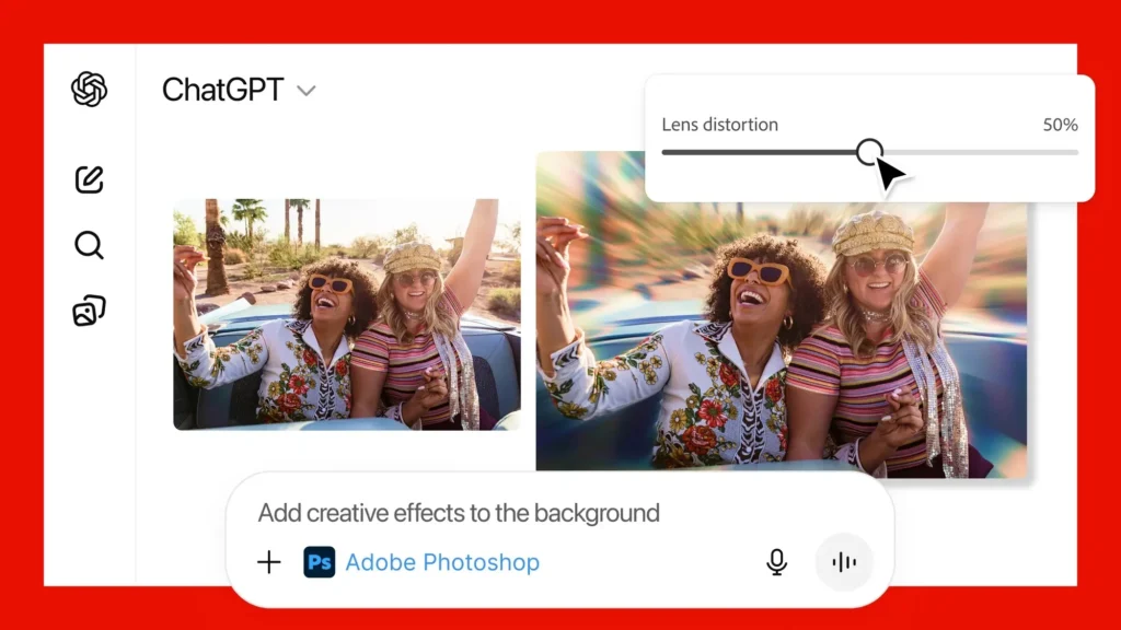 Adobe Photoshop Now Available Inside ChatGPT: How AI Is Transforming Digital Design Forever
