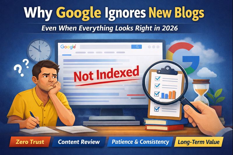 Why Google Ignores New Blogs Even When Everything Looks Right in 2026