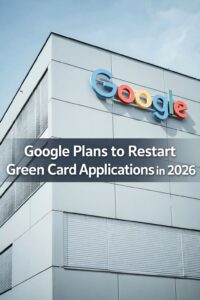 Google Plans to Restart Green Card Applications in 2026 Who Will Not Be Eligible
